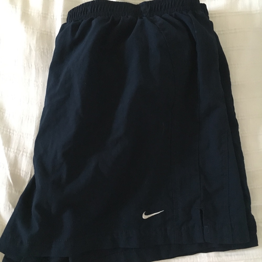 Blue nike shorts
